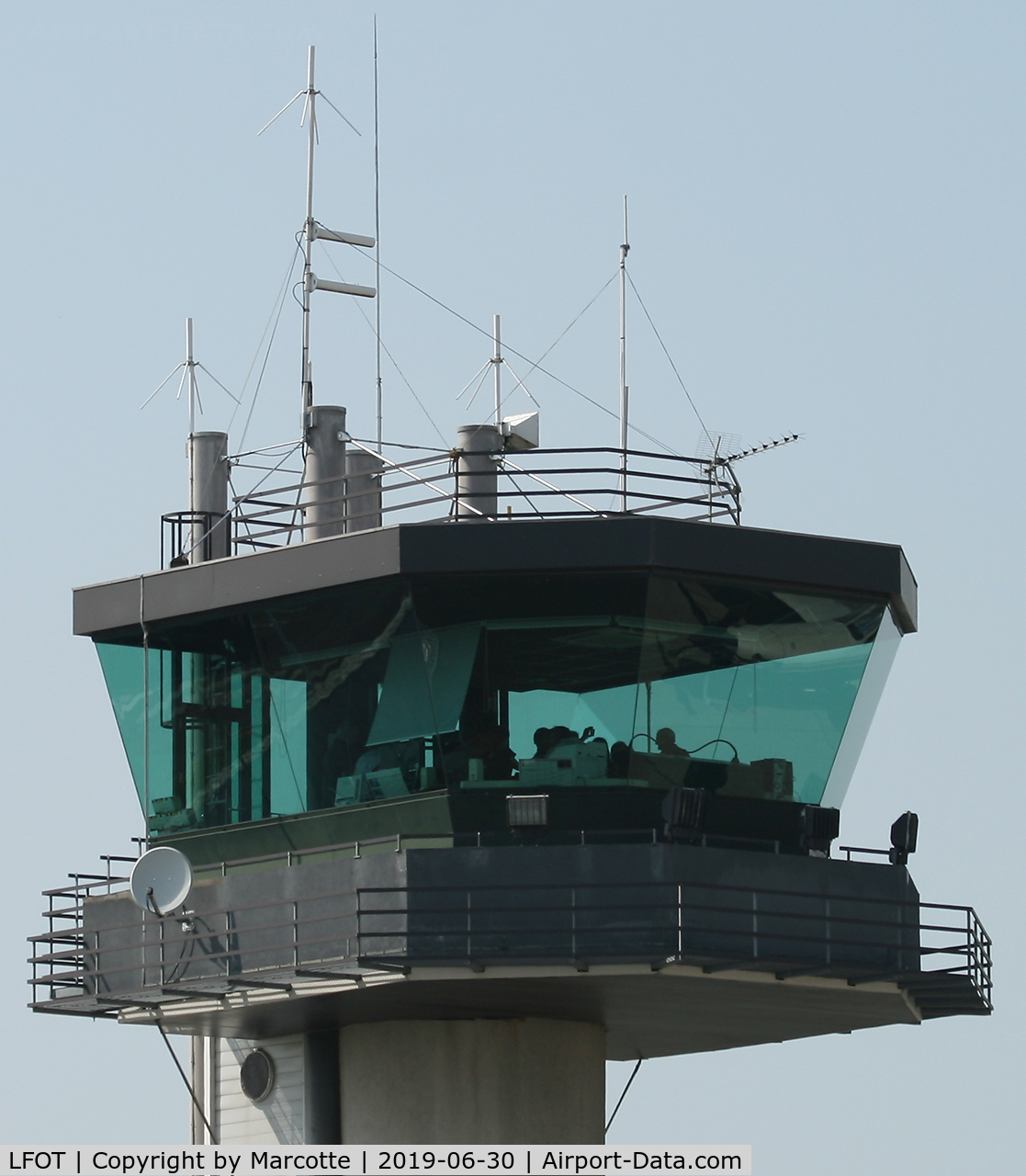 Tours Val de Loire Airport, Tours France (LFOT) - Civilian control tower.