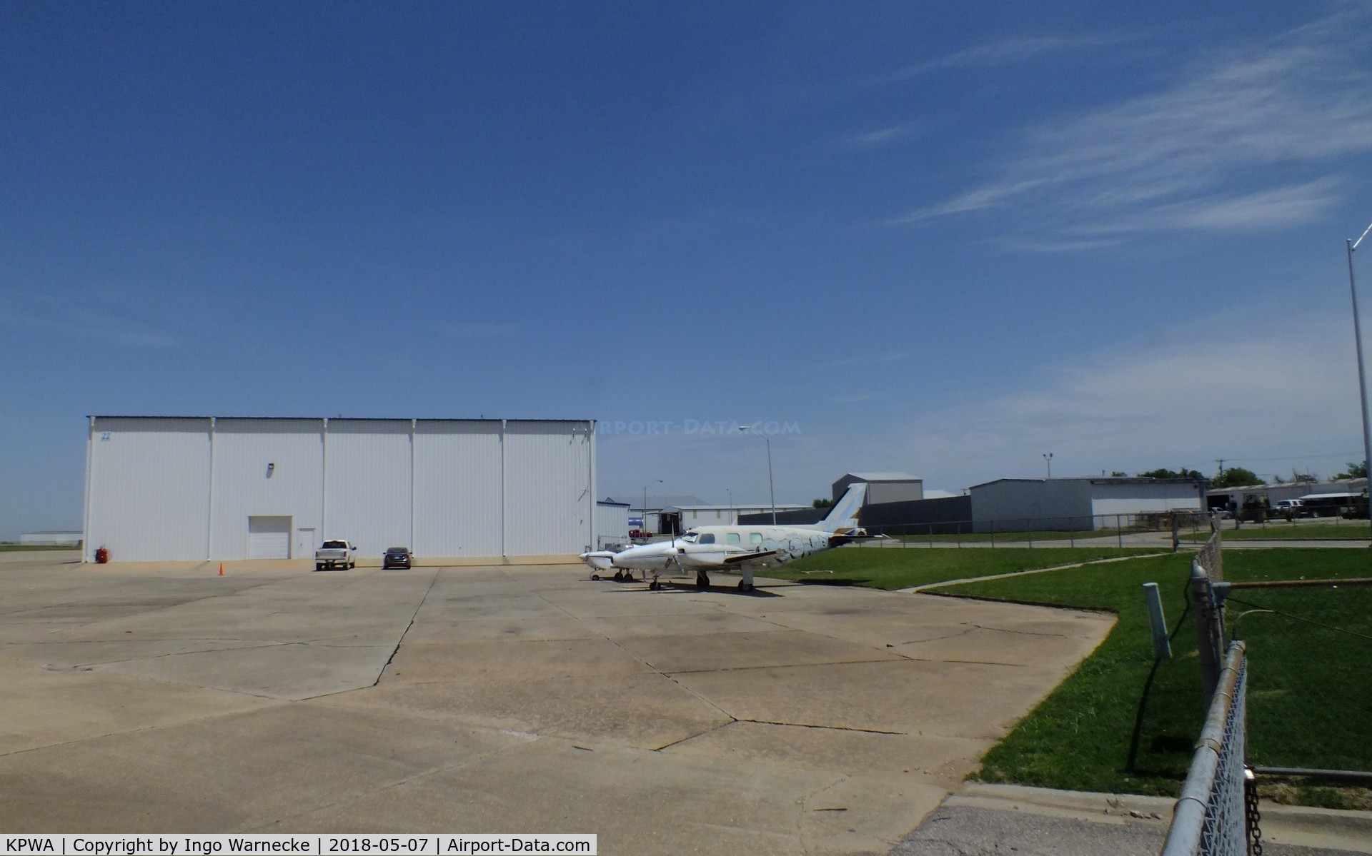 Wiley Post Airport (PWA) - hangars at the Wiley Post airport, Oklahoma City OK