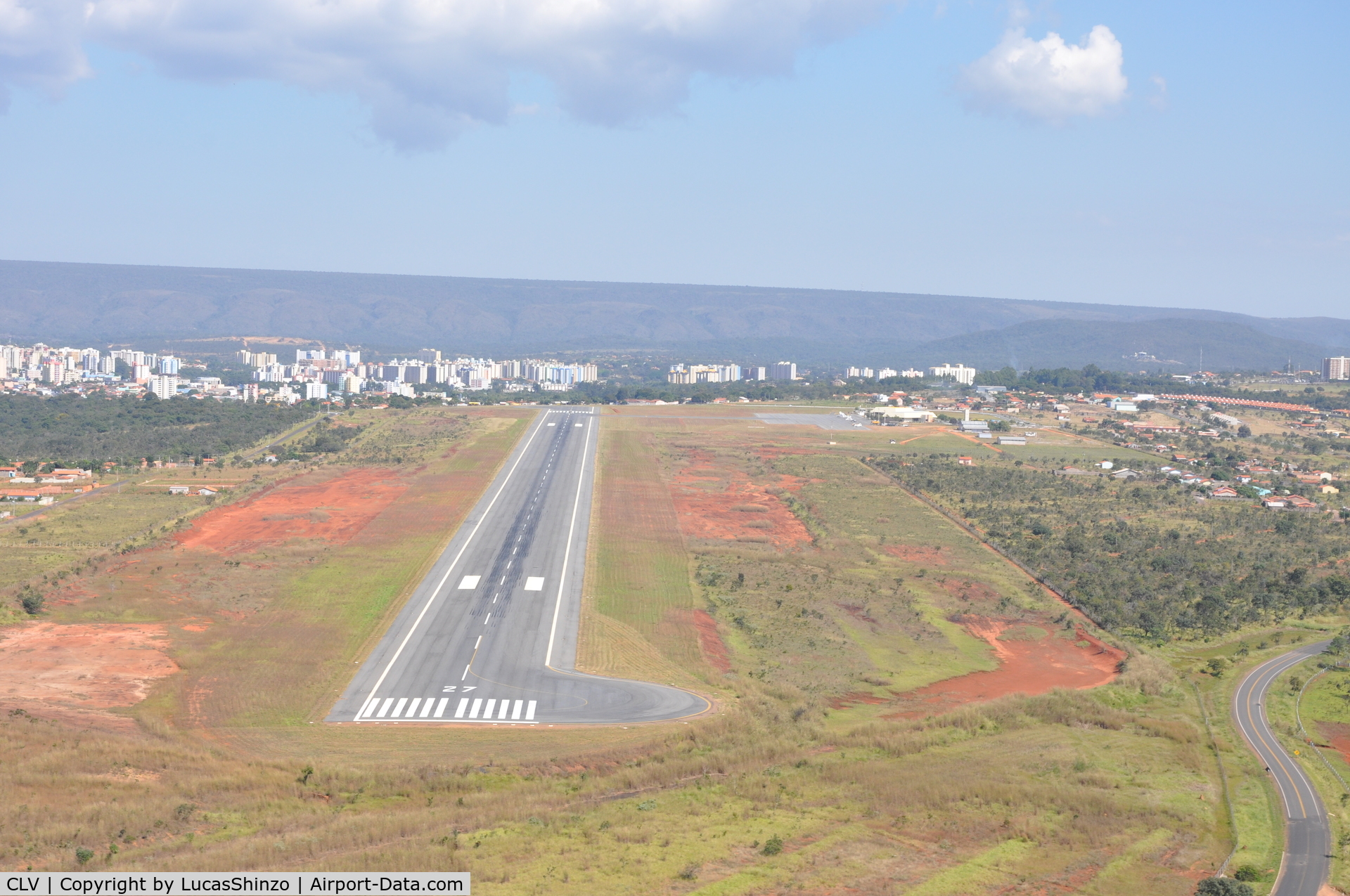 Caldas Novas Airport, Caldas Novas, Goiás Brazil (CLV) - AEREA FRONTAL