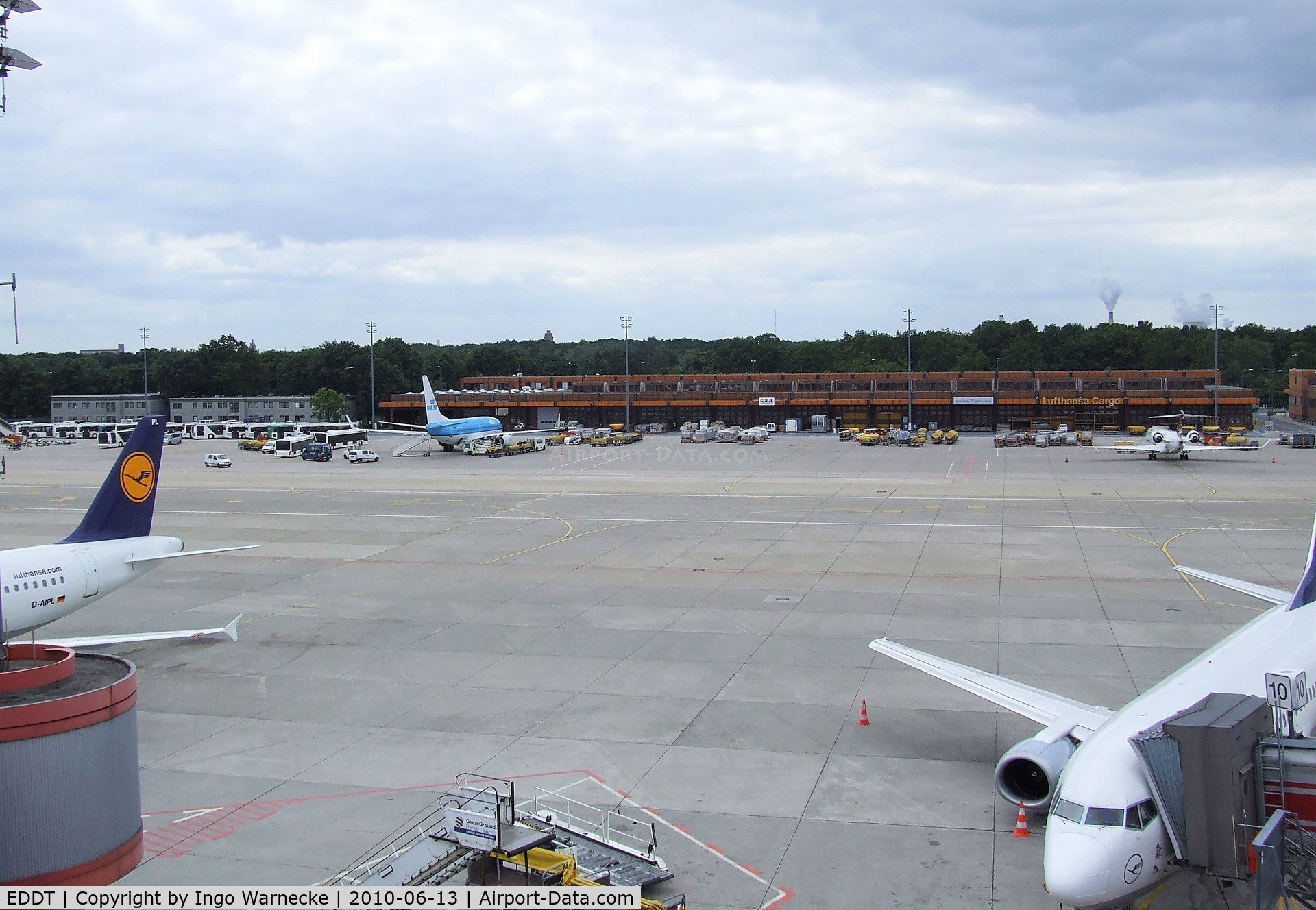 Tegel International Airport (closing in 2011), Berlin Germany (EDDT) - apron at Berlin Tegel airport