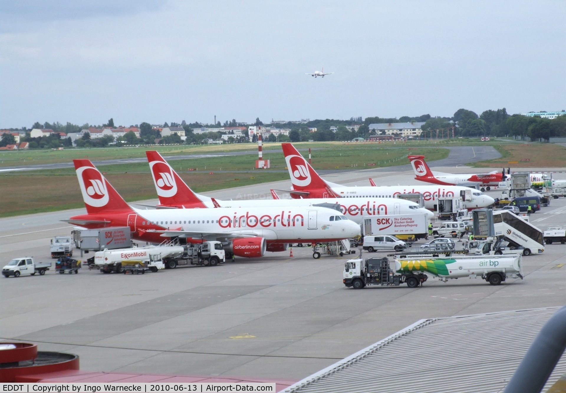 Tegel International Airport (closing in 2011), Berlin Germany (EDDT) - airberlin aircraft at the eastern apron at Berlin Tegel airport