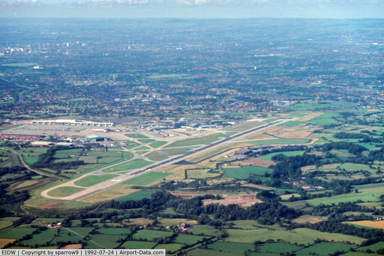 Dublin International Airport, Dublin Ireland (EIDW) - Approaching the airport coming from Kerry