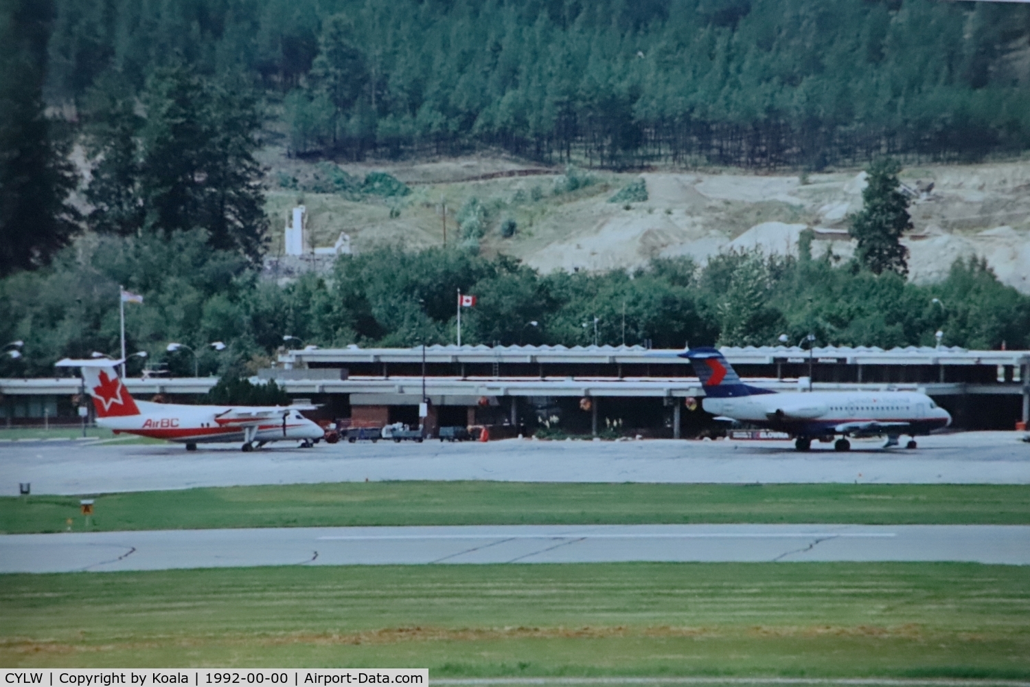 Kelowna International Airport, Kelowna, British Columbia Canada (CYLW) - Old days at Kelowna