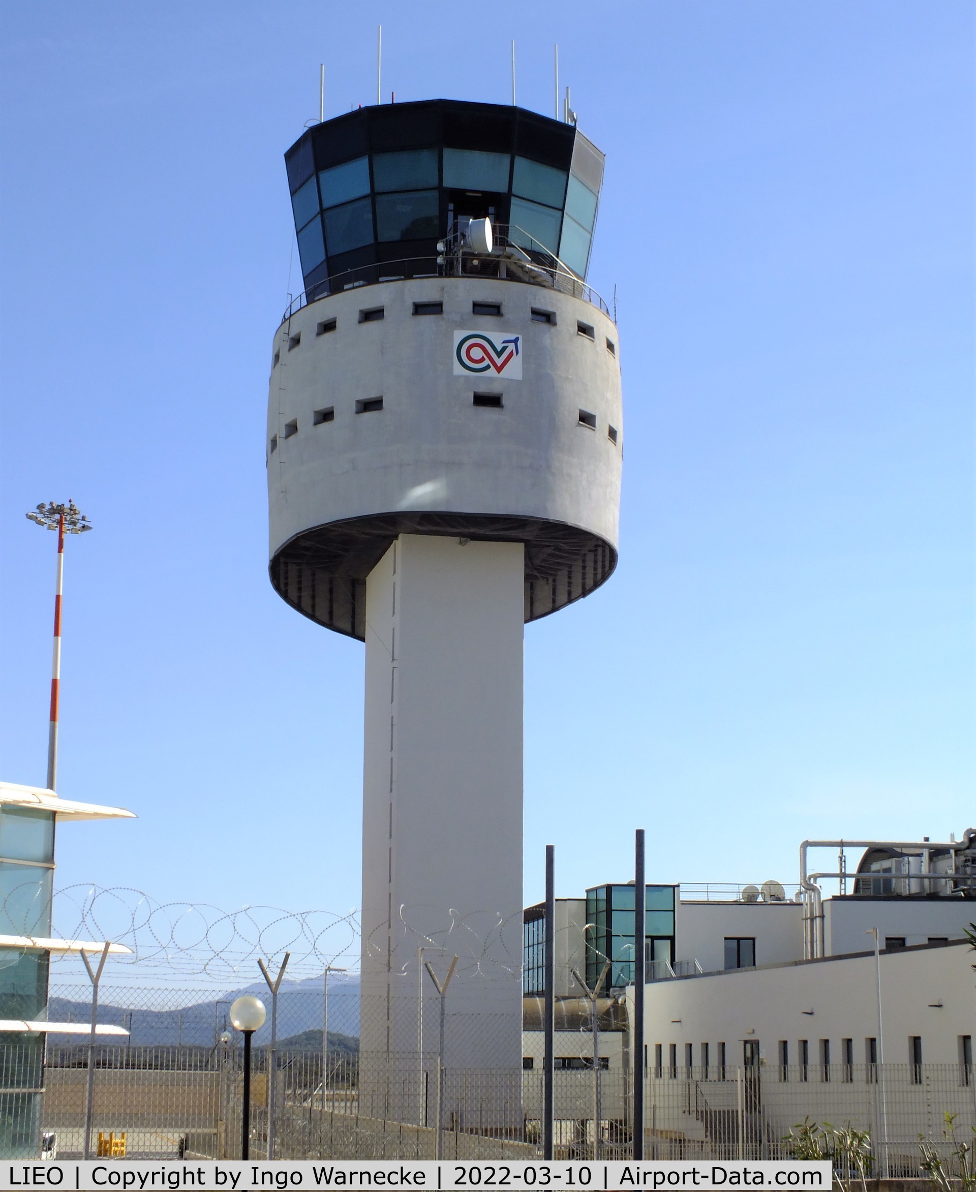 Olbia Airport, Costa Smeralda Airport Italy (LIEO) - the tower of Olbia/Costa Smeralda airport