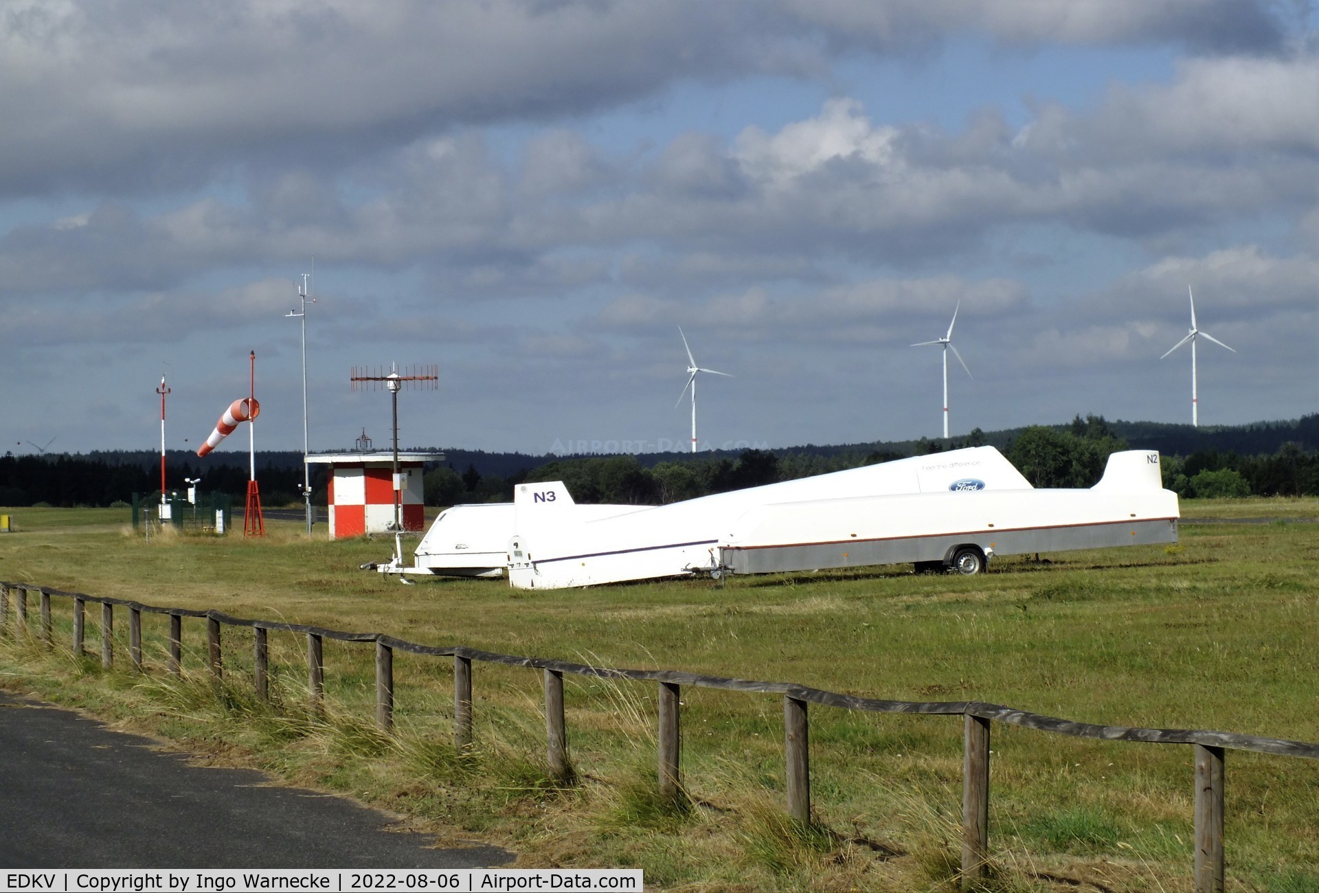 Dahlemer Binz Airport, Dahlem Germany (EDKV) - gliders parked at Dahlemer Binz airfield