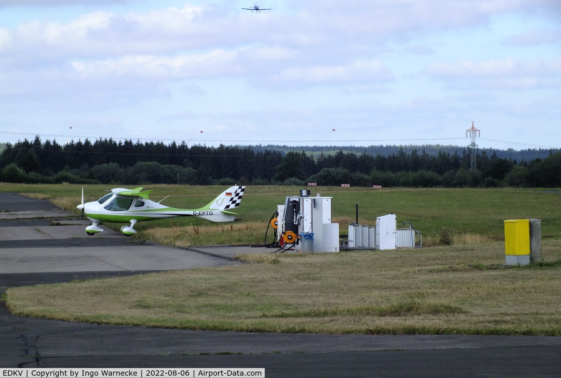 Dahlemer Binz Airport, Dahlem Germany (EDKV) - the airfield fuelling station at Dahlemer Binz airfield