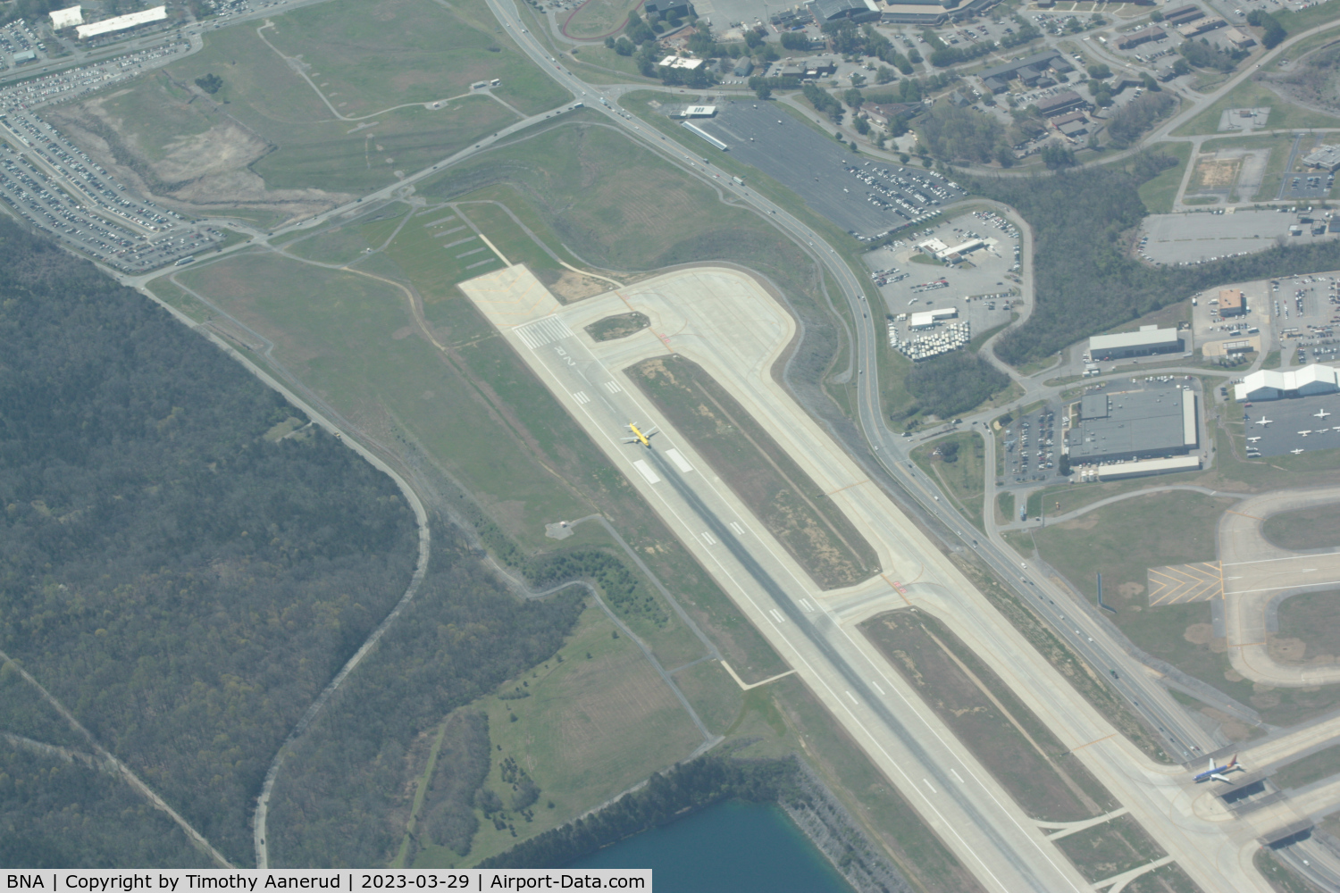 Nashville International Airport (BNA) - Spirt Airlines departing Nashville Intl airport, Nashville TN USA