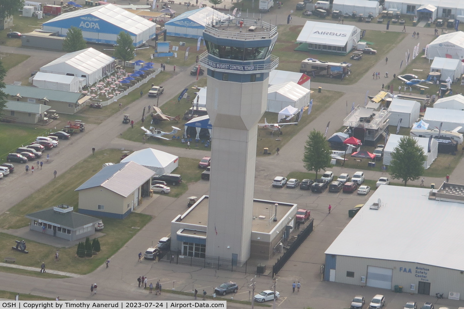 Wittman Regional Airport (OSH) - Oshkosh Tower - AirVenture 2023