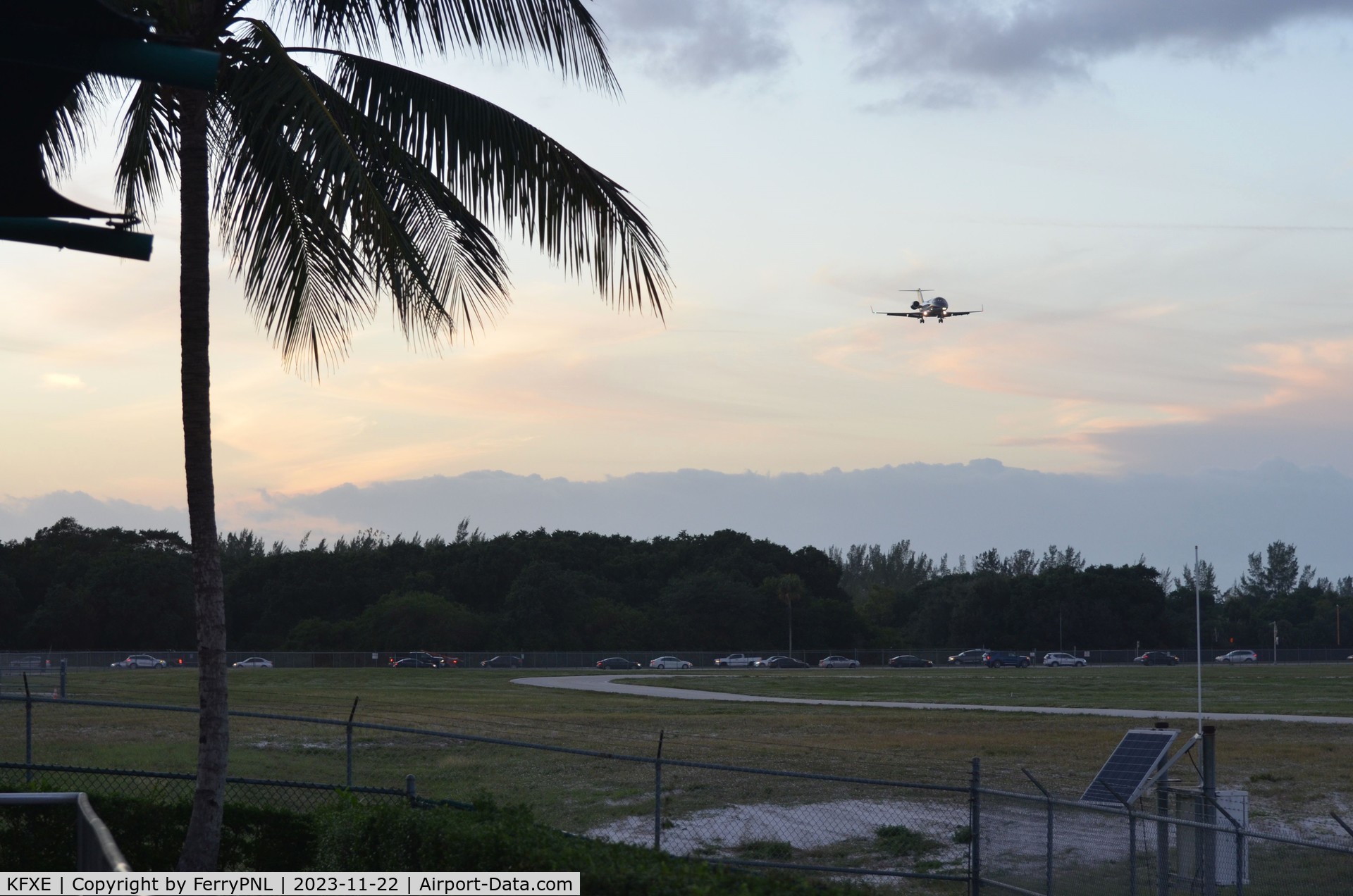 Fort Lauderdale Executive Airport (FXE) - View from official spotting place at FXE