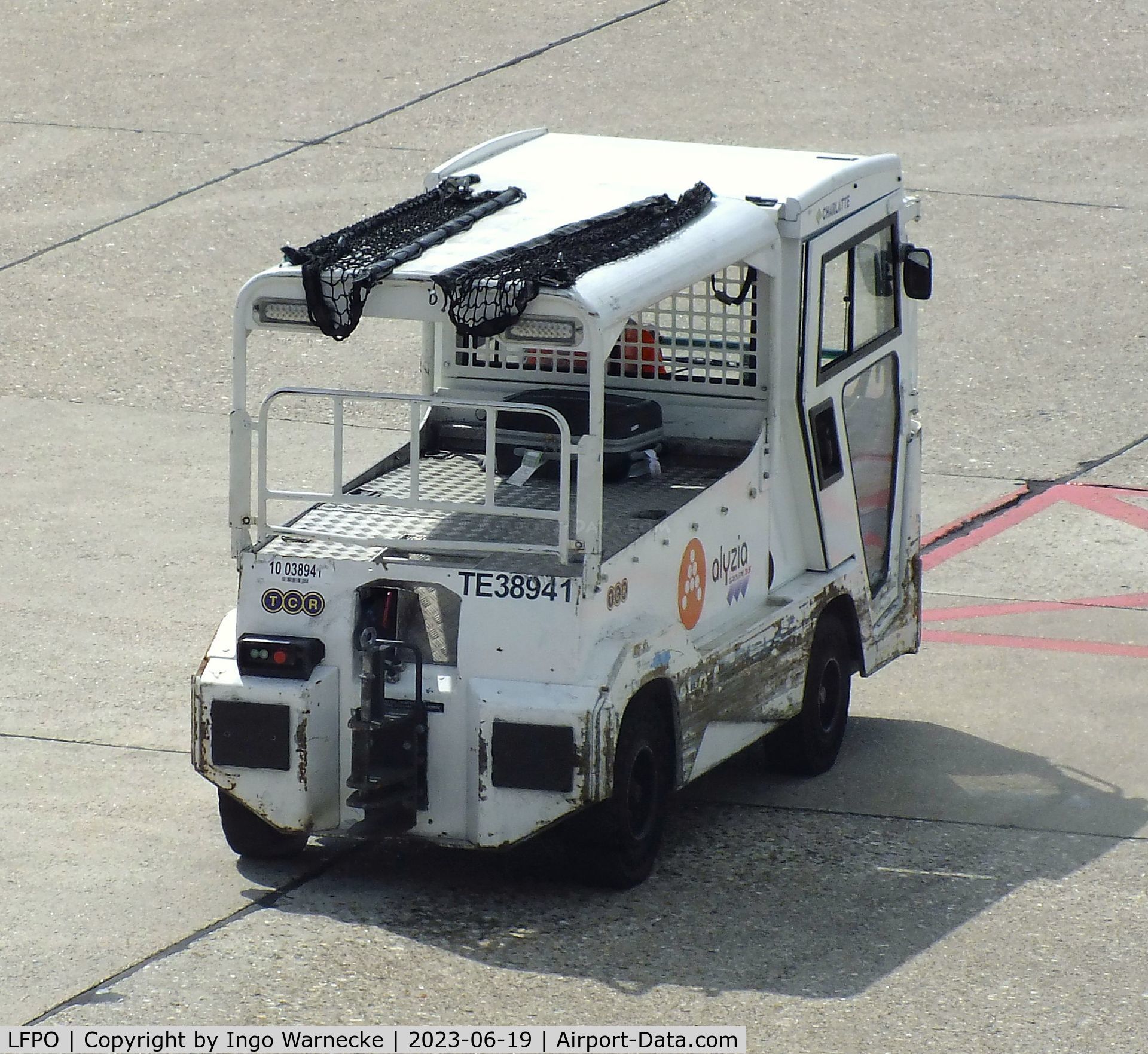 Paris Orly Airport, Orly (near Paris) France (LFPO) - light tow vehicle at Paris/Orly airport