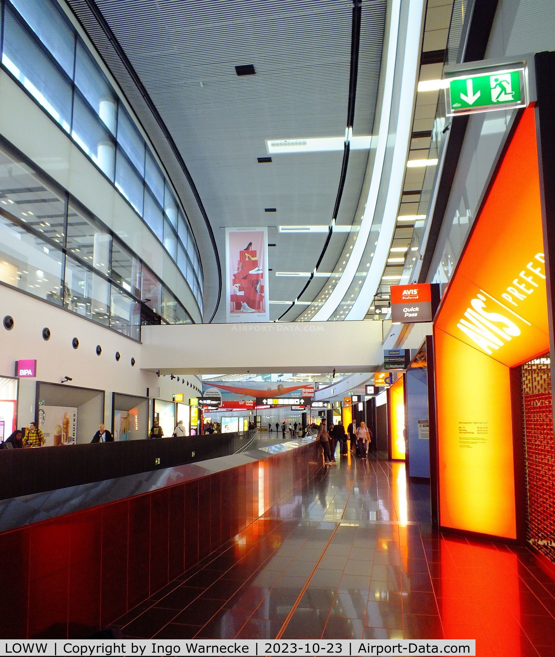 Vienna International Airport, Vienna Austria (LOWW) - inside terminal 3 at Wien airport