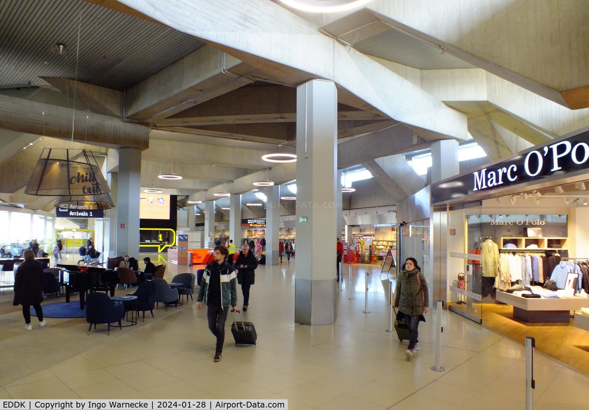 Cologne Bonn Airport, Cologne/Bonn Germany (EDDK) - inside central part of terminal 1 at Köln/Bonn airport