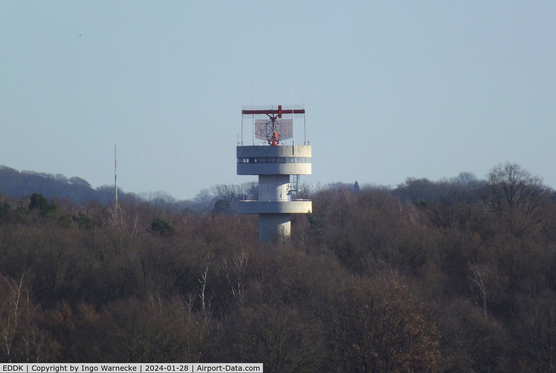 Cologne Bonn Airport, Cologne/Bonn Germany (EDDK) - the radar tower in the woods at Köln/Bonn airport
