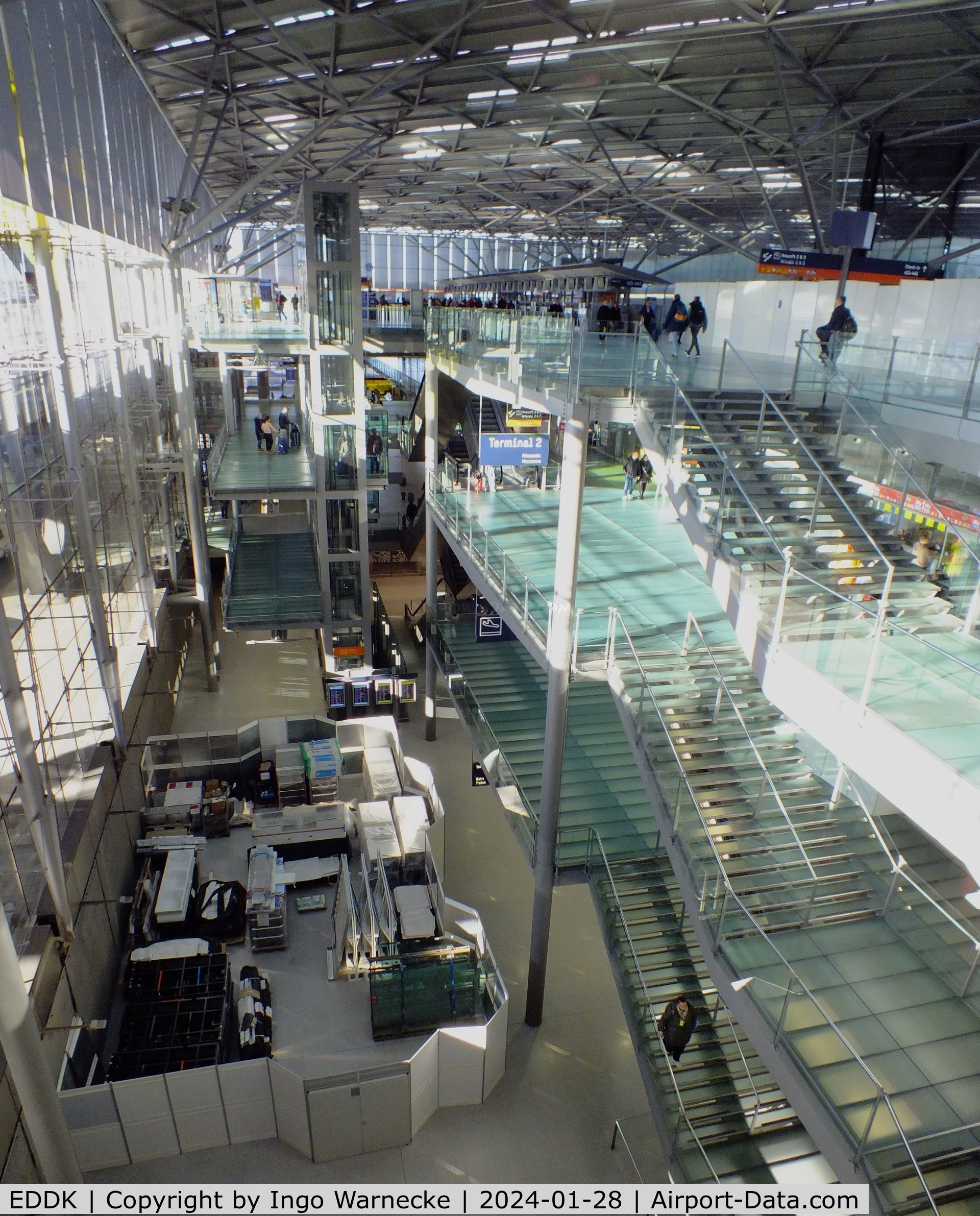 Cologne Bonn Airport, Cologne/Bonn Germany (EDDK) - inside terminal 2 at Köln/Bonn airport