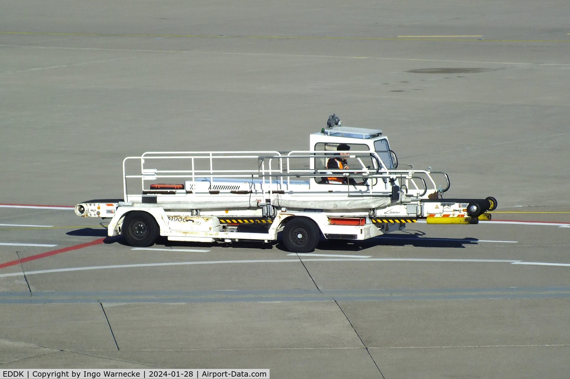 Cologne Bonn Airport, Cologne/Bonn Germany (EDDK) - baggage loading vehicle at Köln/Bonn airport