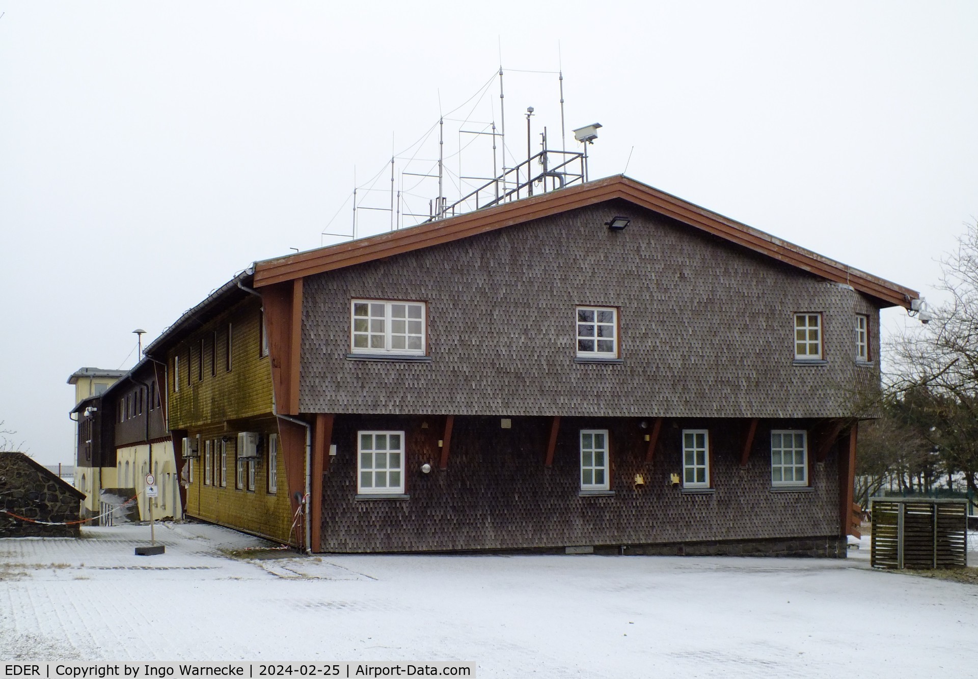 EDER Airport - Ursinus-Haus, part of the Groenhoff-Haus complex at Gersfeld - Wasserkuppe airfield