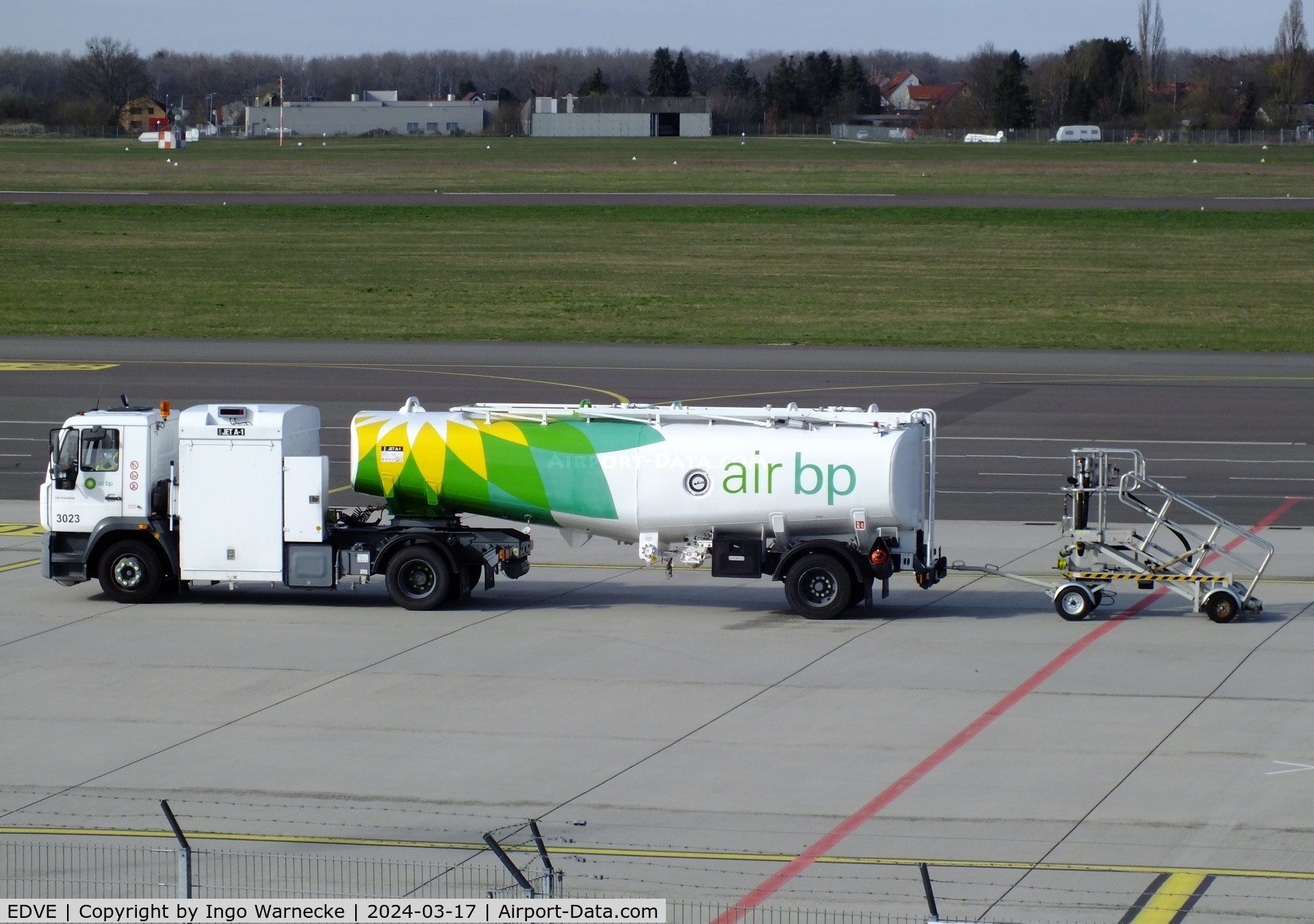 Braunschweig-Wolfsburg Regional Airport, Braunschweig, Lower Saxony Germany (EDVE) - airport fuel truck at Braunschweig/Wolfsburg airport, BS/Waggum