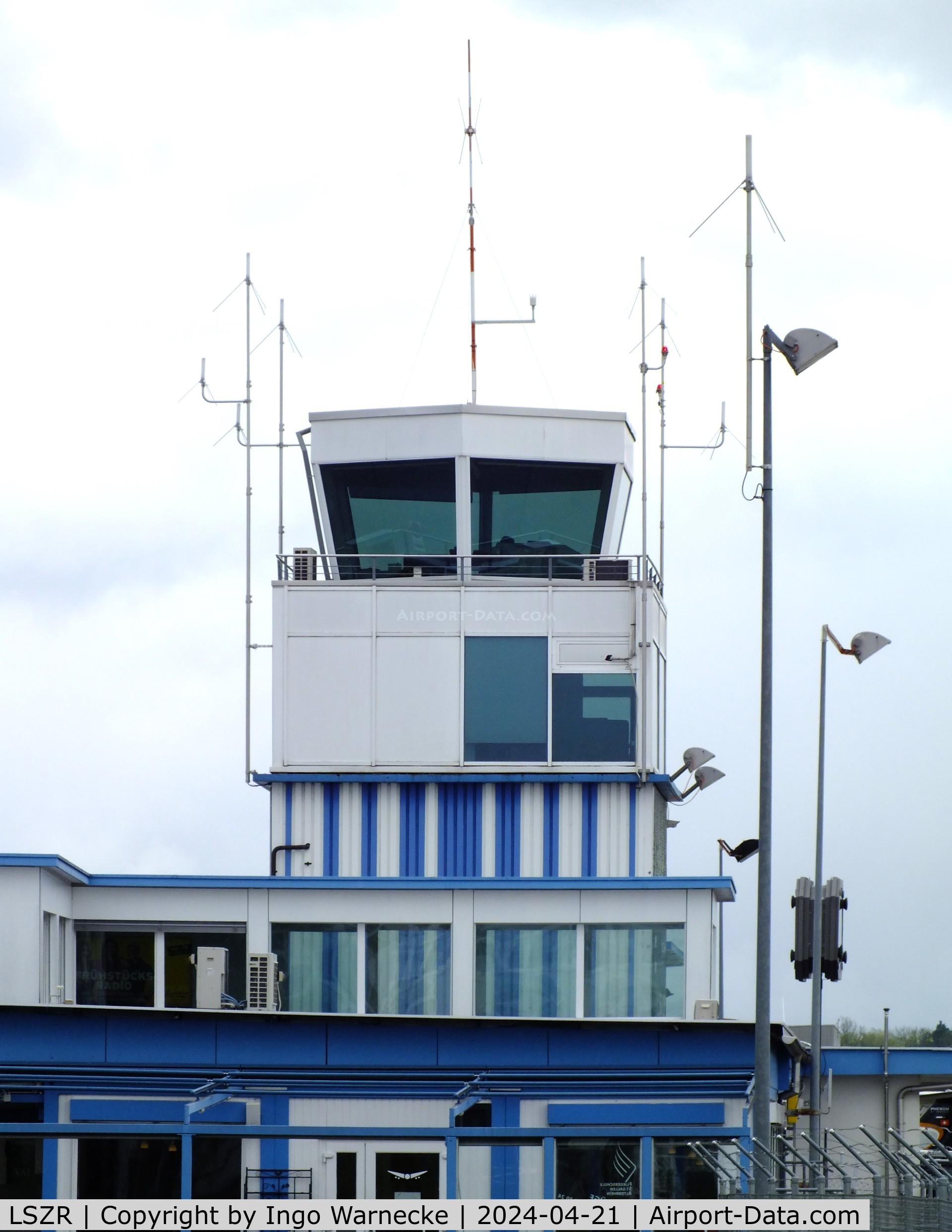 St. Gallen-Altenrhein Airport, Altenrhein Switzerland (LSZR) - tower at St.Gallen-Altenrhein airport