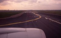 Düsseldorf International Airport, Düsseldorf Germany (DUS) - Turning onto runway 23L for departure to JFK via BRU - by Micha Lueck