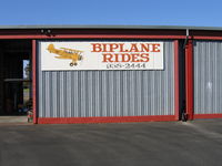 Sonoma Valley Airport (0Q3) - Biplane Rides hangar and sign at Sonoma Valley Airport, Schellville, CA (operator has three PT-17 Stearmans) - by Steve Nation