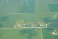 Hinckley Airport (0C2) - from a Grob 103 glider at 5000' - by Trace Lewis