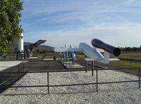 Point Mugu Nas (naval Base Ventura Co) Airport (NTD) - Missile Park, LOON in right foreground, tall vertical POLARIS and mounted F-14A TOMCAT BuNo.158623 in background - by Doug Robertson