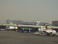 Lic. Benito Juárez International Airport, Mexico City, Distrito Federal Mexico (MMMX) - Airside of Mexico City Terminal - by John J. Boling