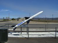 Point Mugu Nas (naval Base Ventura Co) Airport (NTD) - Missile Park-AIM-7 SPARROW III air to air, >Mach 2.5, 88 lb. warhead, semi-active RADAR, F-14 TOMCAT use, 60 mile range - by Doug Robertson