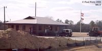Martin County Airport (MCZ) - The Admin building, with all the work being done very much in evidence - by Paul Perry