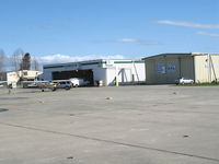 Watsonville Municipal Airport (WVI) - Pacific Aircare Hangar and Ramp - by Steve Nation
