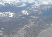 Big Bear City Airport (L35) - Westbound over Big Bear Lake, CA - by Shale Parker