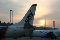 Cologne Bonn Airport, Cologne/Bonn Germany (CGN) - Sunset@CGN - by Wolfgang Zilske