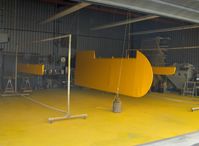 Santa Paula Airport (SZP) - Recover/Refinish Piper J3C CUB wing and ailerons, with a bit of overspray? - by Doug Robertson