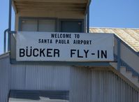 Santa Paula Airport (SZP) - 2006 National Bucker Annual Fly-In, Joe Krybos' Welcome - by Doug Robertson