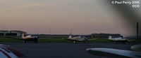 Elizabeth City Cg Air Station/rgnl Airport (ECG) - From the looks of the ramp at sunset, it was a Mooney Invitational!! - by Paul Perry