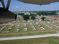 Wittman Regional Airport (OSH) - Part of the classics area during Airventure 2006 - by Jim Uber