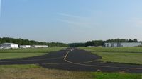 Lincoln Park Airport (N07) - Looking south, down runway 19 at Lincoln Park Airport. - by Daniel L. Berek