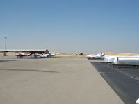 Byron Airport (C83) - Flight line at Byron Airport, CA located near the California Delta Region - by Steve Nation