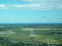 Charlottetown Airport, Charlottetown, Prince Edward Island Canada (CYYG) - Final Approach Runway 3 - by Mark Pasqualino