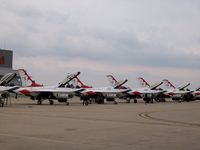 Chicago/rockford International Airport (RFD) - USAF Thunderbirds - by Mark Pasqualino