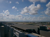 Fort Lauderdale/hollywood International Airport (FLL) - Taken from the top of the new 9 story Parking garage looking to the north west - by David Wells