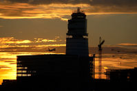 Vienna International Airport, Vienna Austria (VIE) - Sunset over vienna - by Yakfreak - VAP