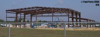 Suffolk Executive Airport (SFQ) - New structure going up, set well away from all the others - by Paul Perry
