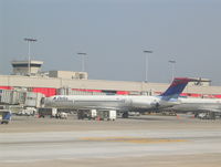 Hartsfield - Jackson Atlanta International Airport (ATL) - Delta MD-80 at Concourse B - by Florida Metal