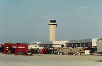 Detroit Metropolitan Wayne County Airport (DTW) - Midfield Terminal construction 2000 - by Florida Metal