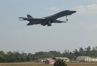 Daytona Beach International Airport (DAB) - B-1 landing after Race Fly by - by Florida Metal