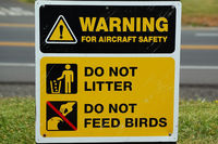 Auckland International Airport, Auckland New Zealand (AKL) - Sign at the spotters' carpark - by Micha Lueck
