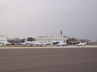 South Bend Airport (SBN) - General Aviation Ramp - by Mark Pasqualino