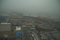 Vienna International Airport, Vienna Austria (VIE) - Terminal construction area in fog - by Yakfreak - VAP