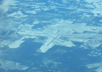 Prince George Airport - Prince George, B.C. looking east from FL280 - by John J. Boling
